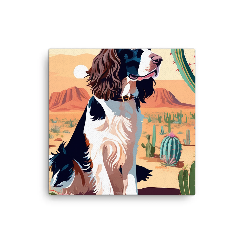 PugMug Custom English Springer Spaniel Canvas
