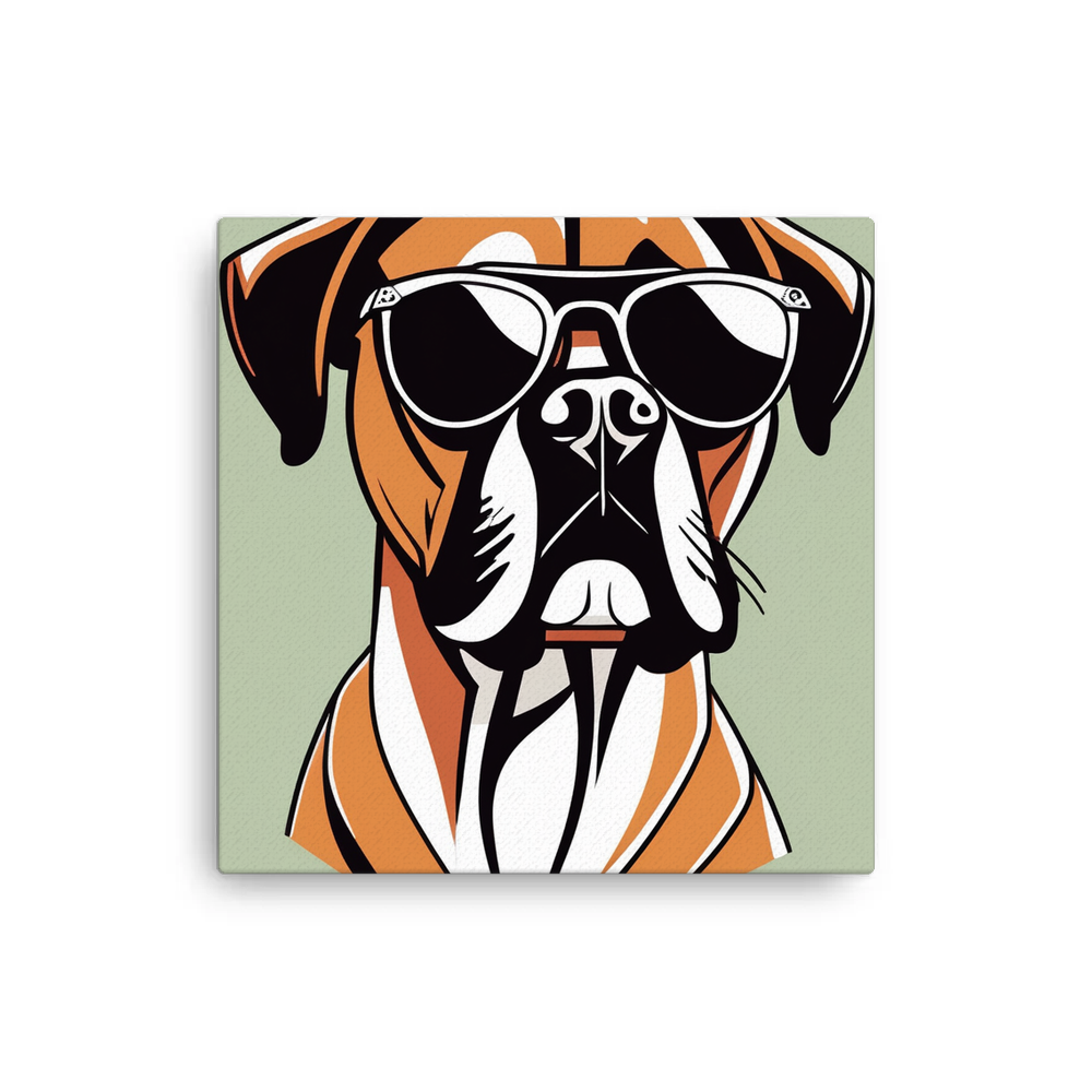 PugMug Custom Boxer Dog Canvas