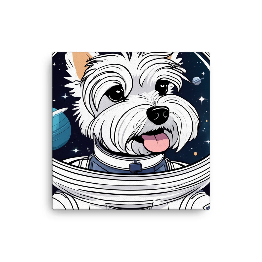 PugMug Custom West Highland White Terrier Canvas