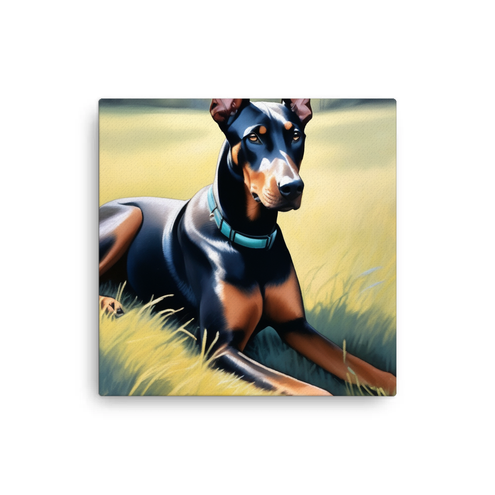 PugMug Custom Doberman Pinscher Canvas
