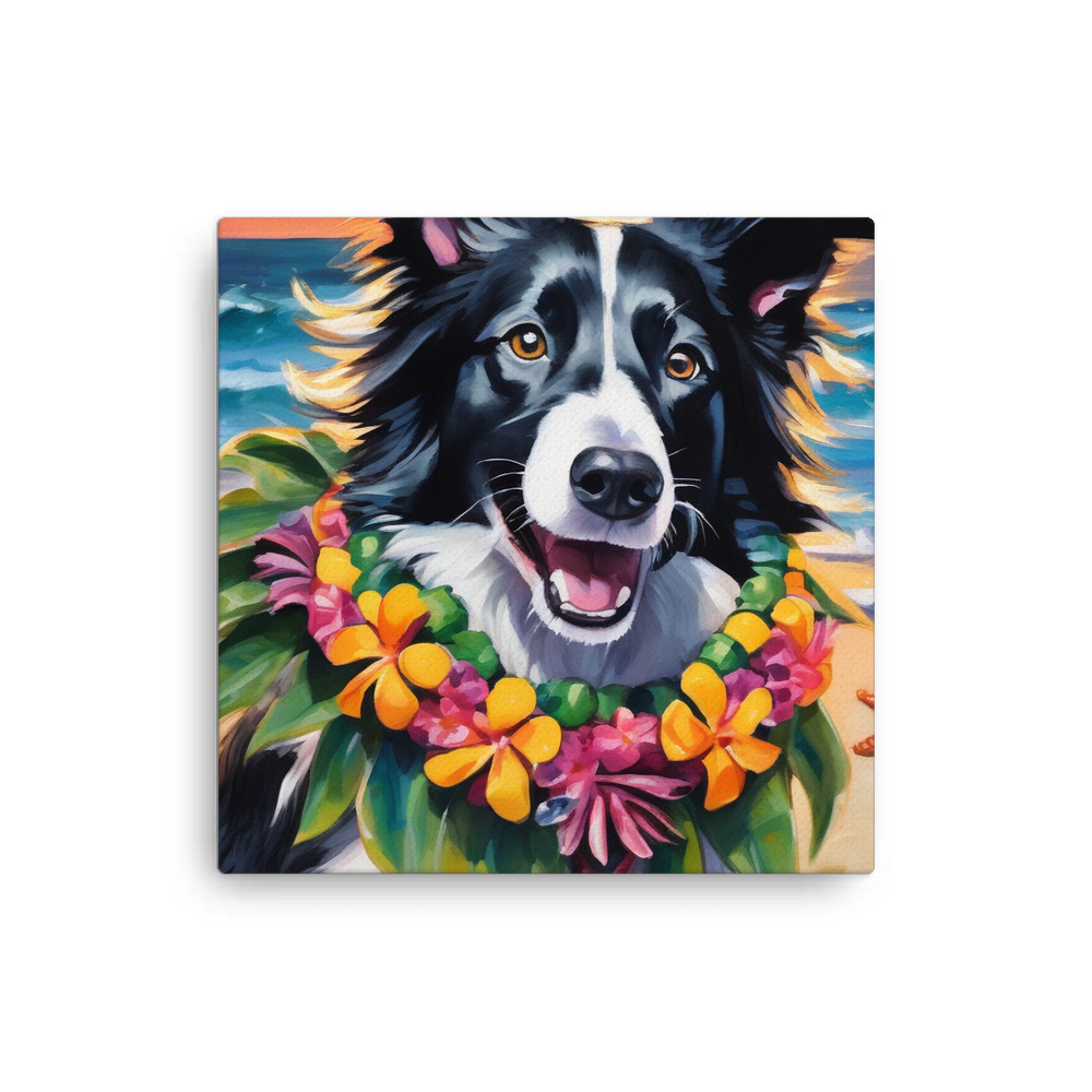 PugMug Custom Border Collie Canvas