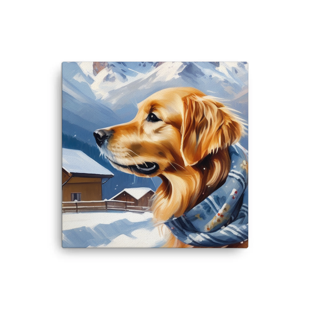 PugMug Custom Golden Retriever Canvas