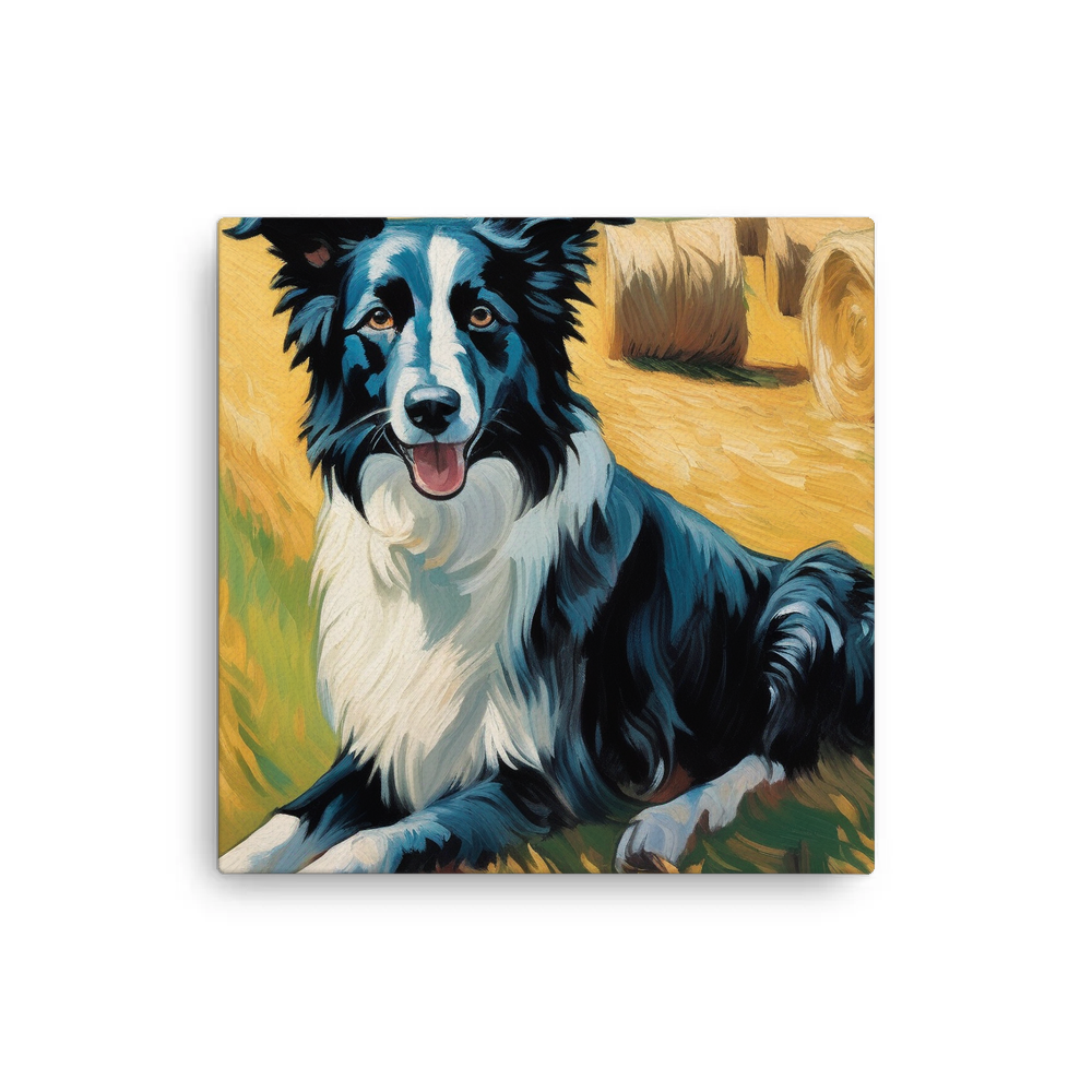 PugMug Custom Border Collie Canvas