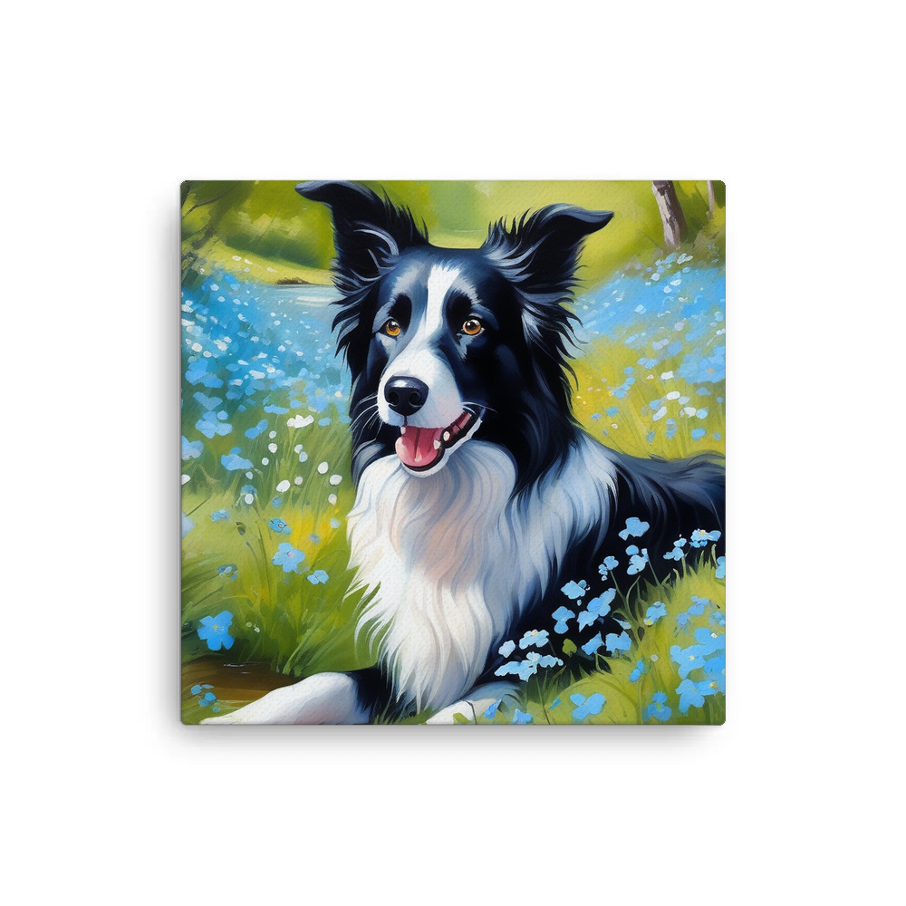 PugMug Custom Border Collie Canvas