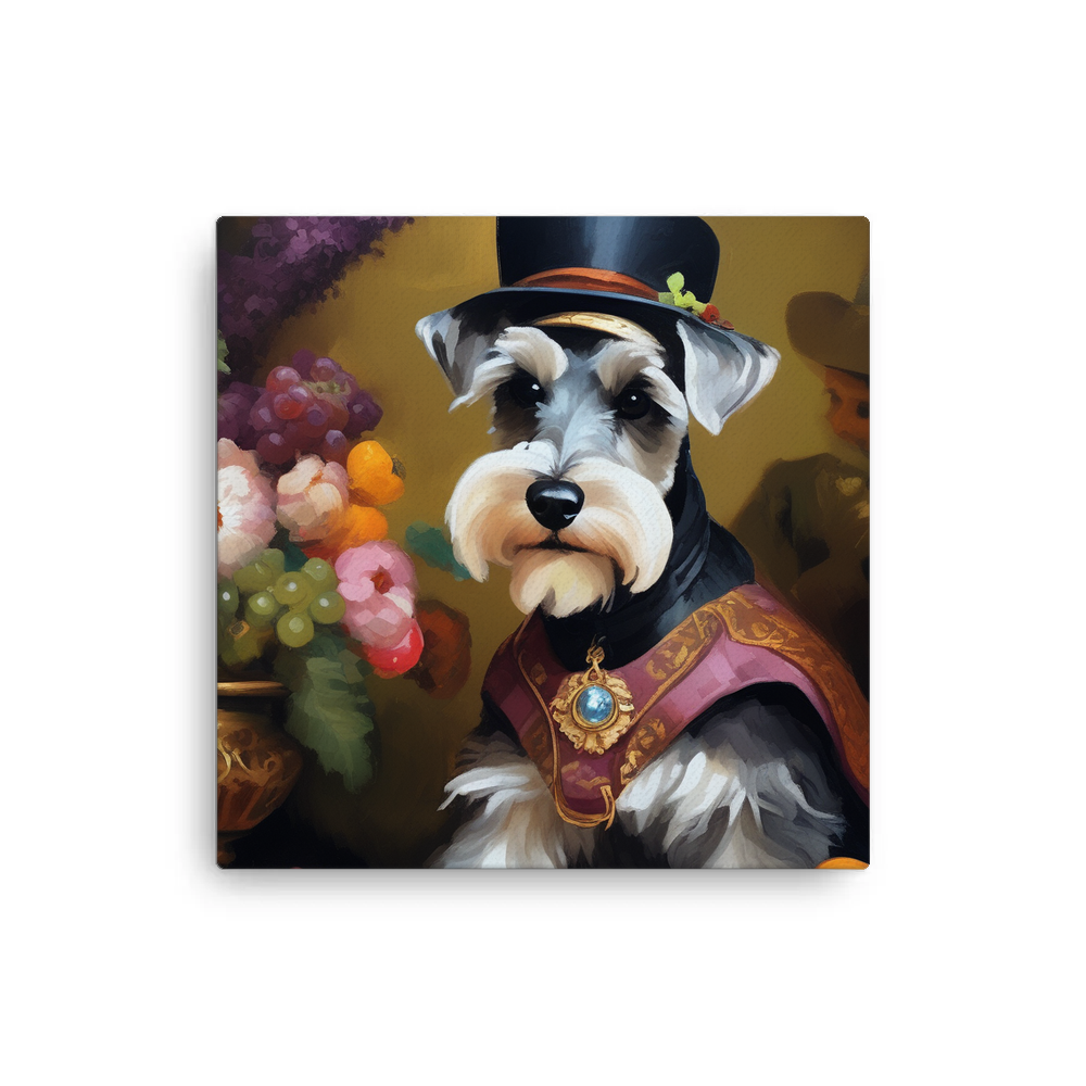 PugMug Custom Miniature Schnauzer Canvas