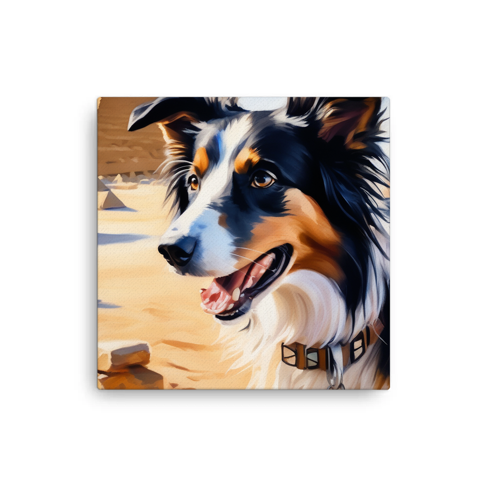 PugMug Custom Border Collie Canvas