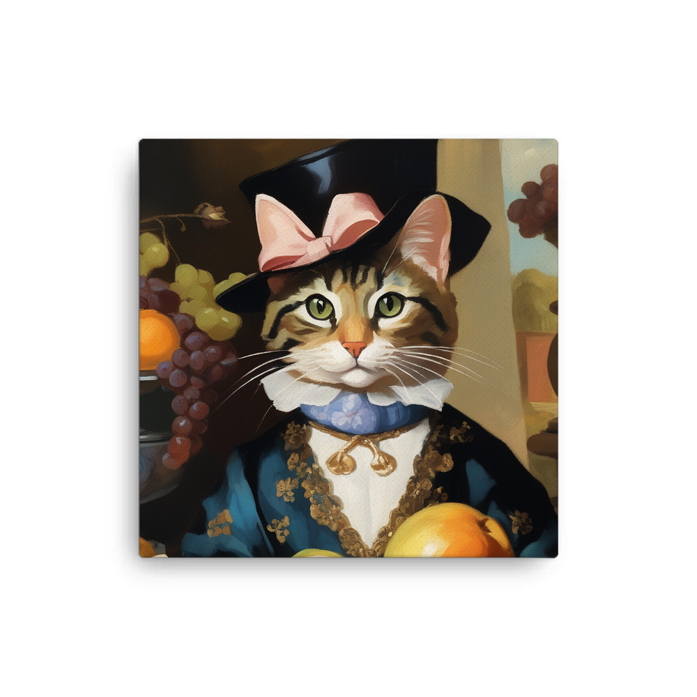 PugMug Custom Tabby Companion Cat Canvas