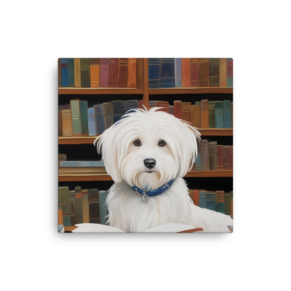 PugMug Custom White Havanese Dog Canvas