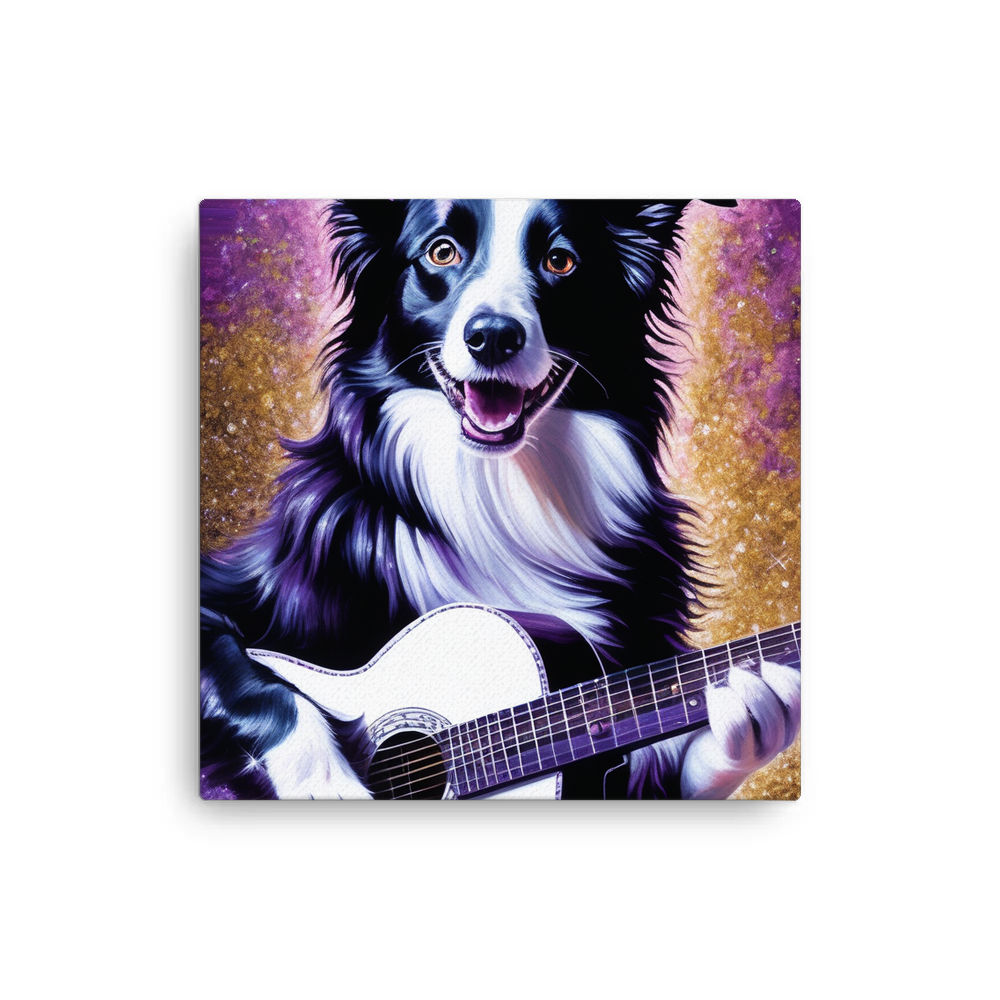 PugMug Custom Border Collie Canvas