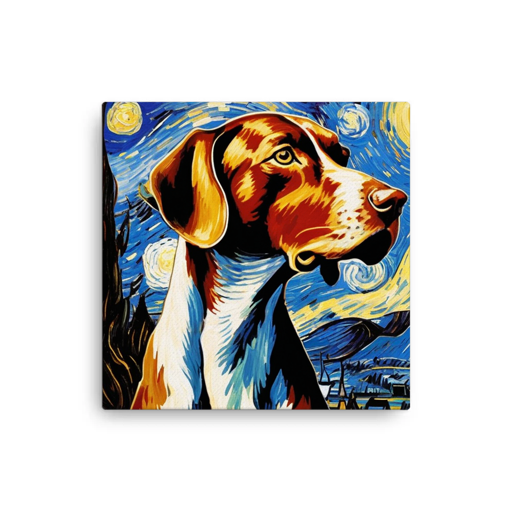 PugMug Custom Pointer Dog Canvas
