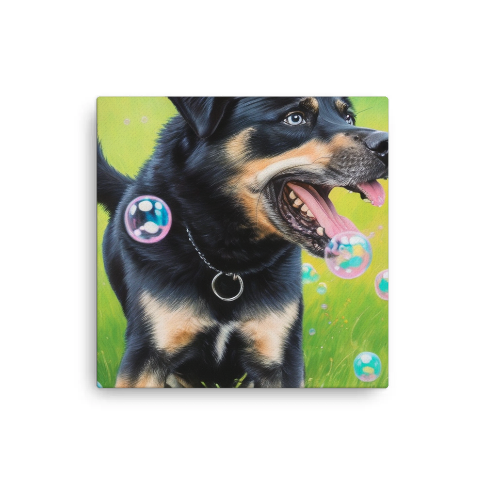 PugMug Custom Blue Canvas