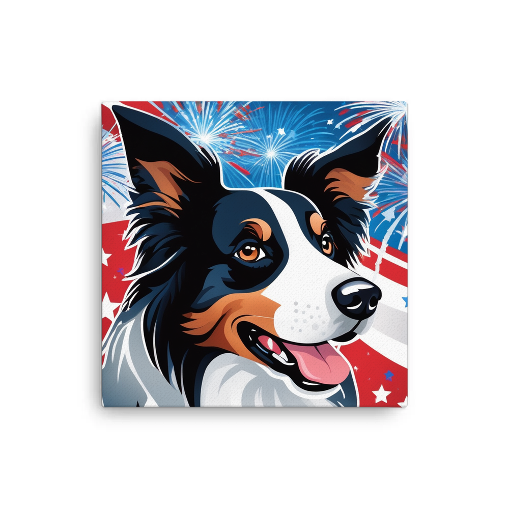 PugMug Custom Border Collie Canvas