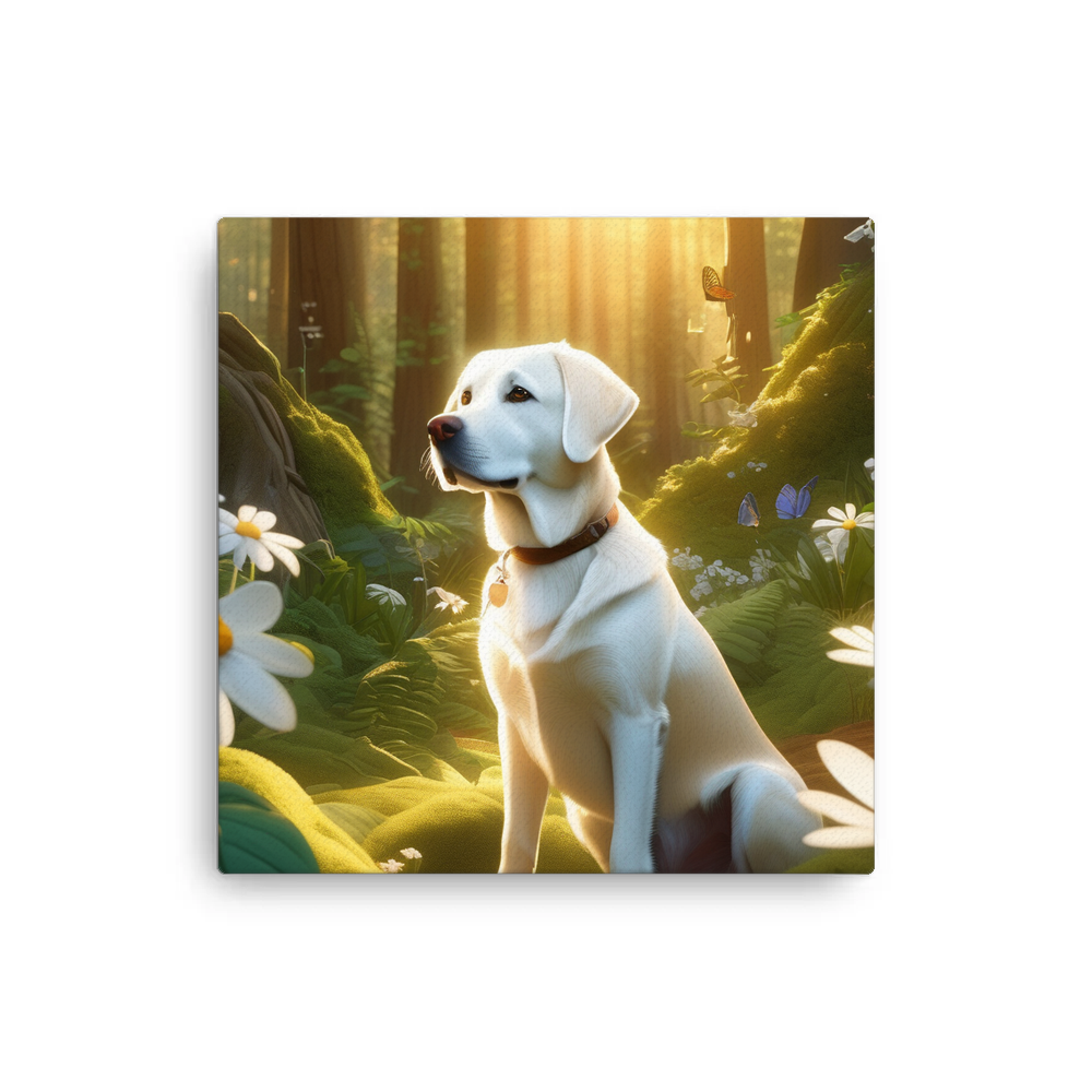 PugMug Custom White Labrador Retriever Canvas