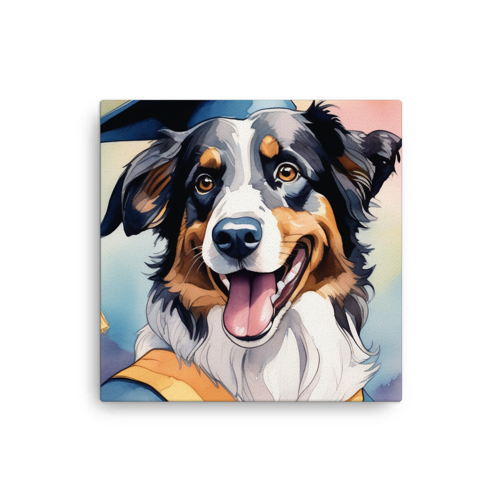 PugMug Custom Miniature American Shepherd Canvas