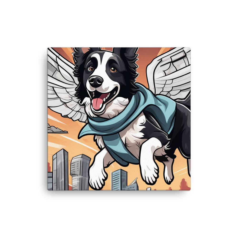 PugMug Custom Border Collie Canvas