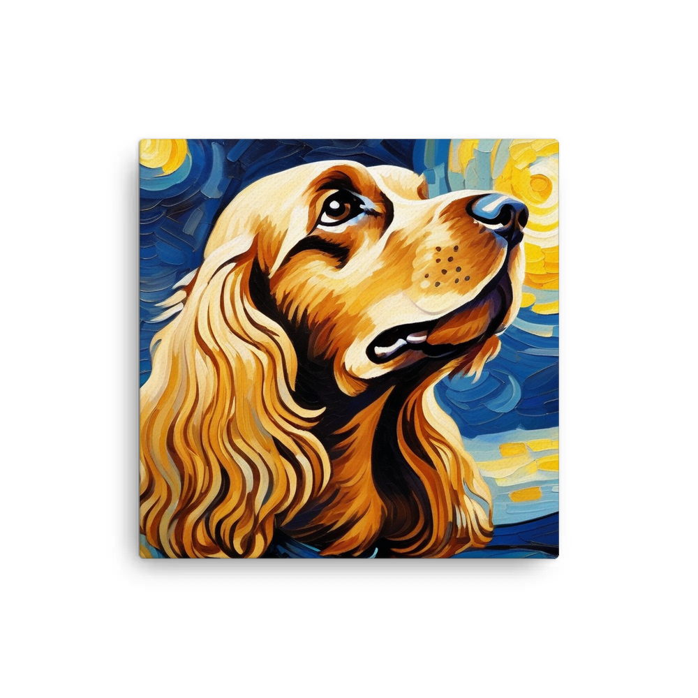 PugMug Custom English Cocker Spaniel Canvas