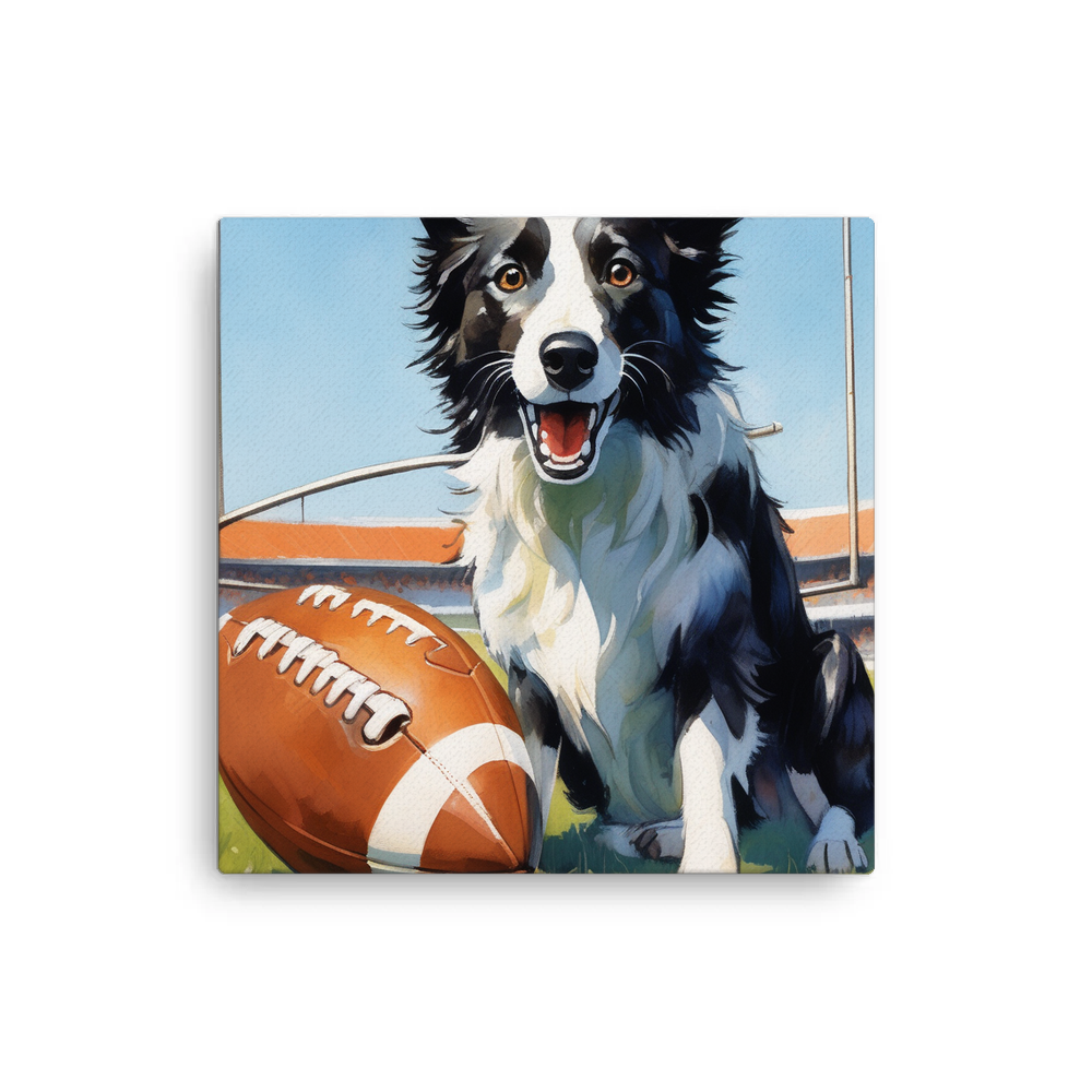 PugMug Custom Border Collie Canvas