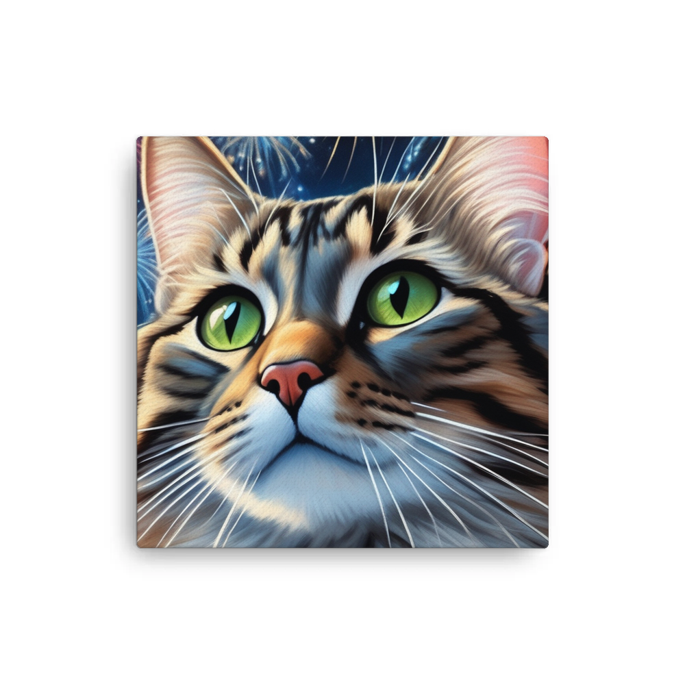 PugMug Custom Tabby Companion Cat Canvas