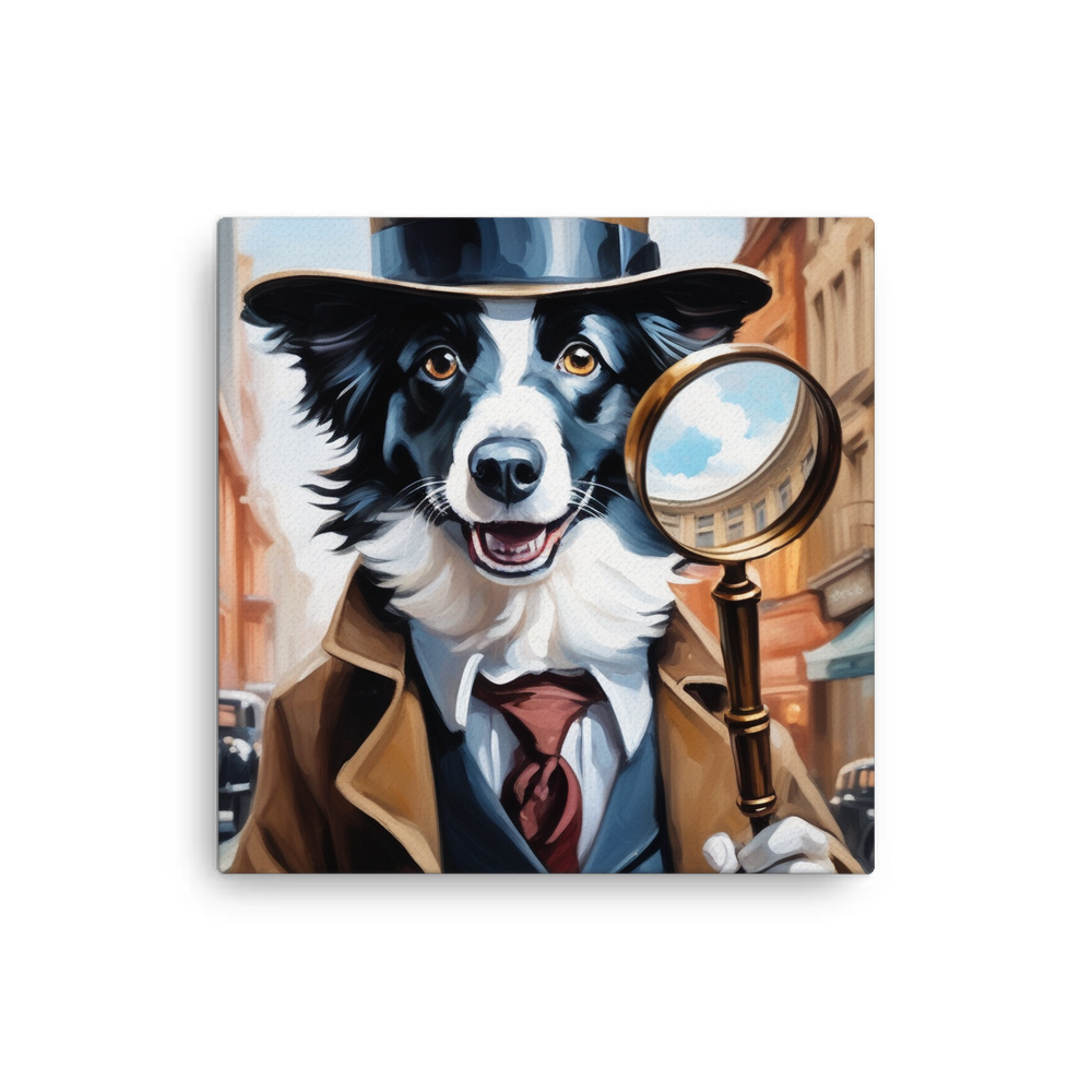 PugMug Custom Border Collie Canvas
