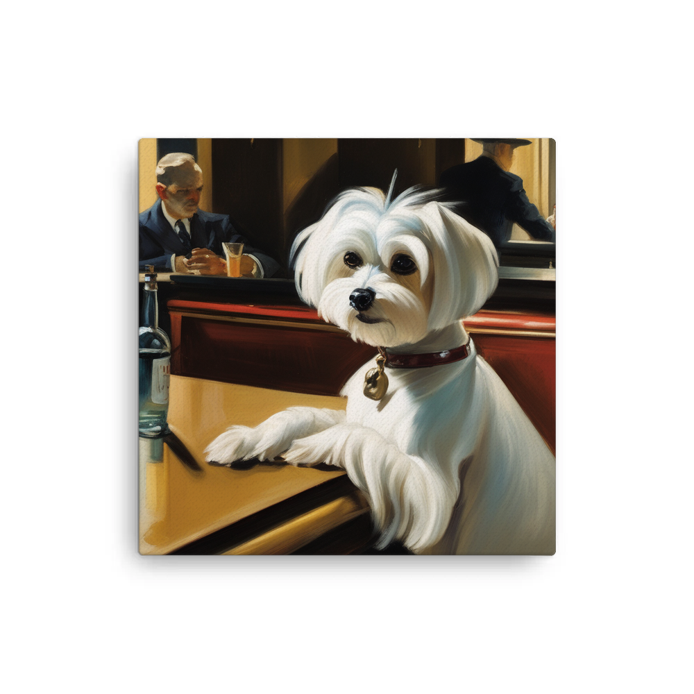 PugMug Custom Maltese Dog Canvas
