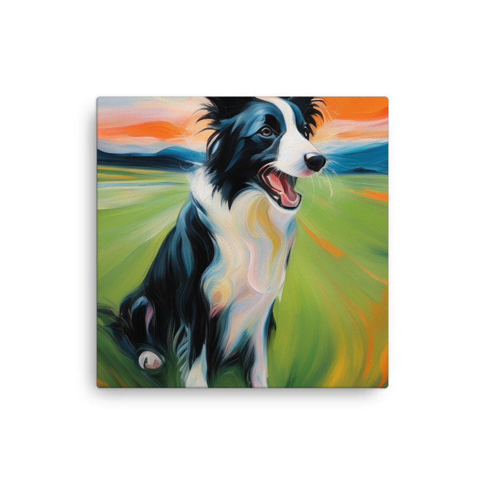 PugMug Custom Border Collie Canvas