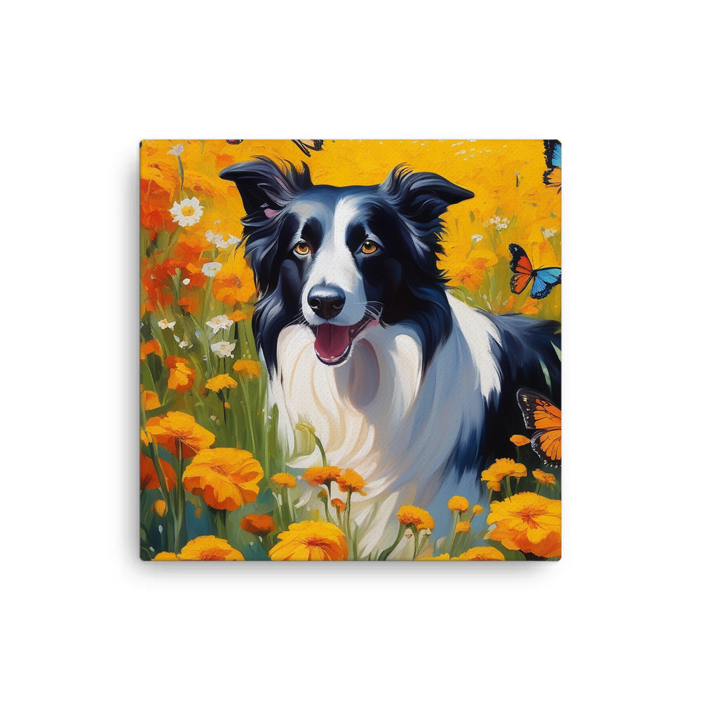 PugMug Custom Border Collie Canvas