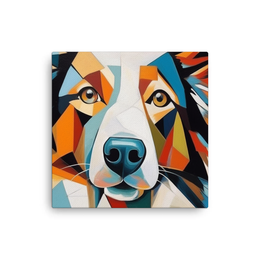 PugMug Custom Border Collie Canvas