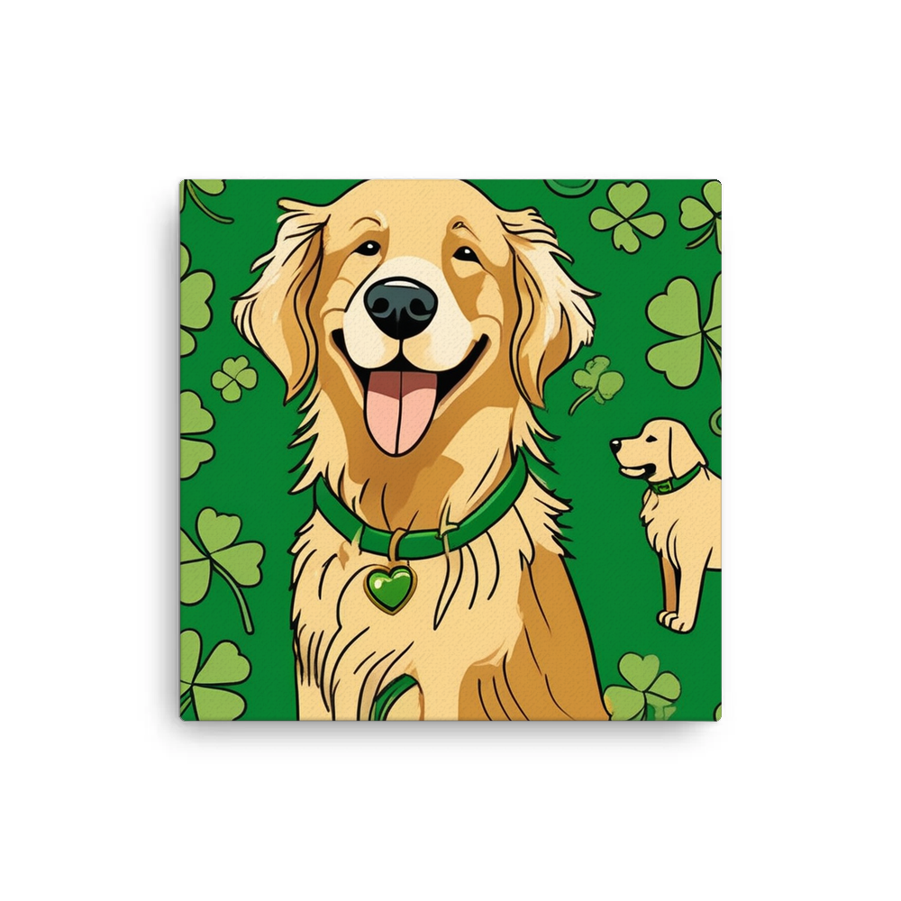 PugMug Custom Golden Retriever Canvas