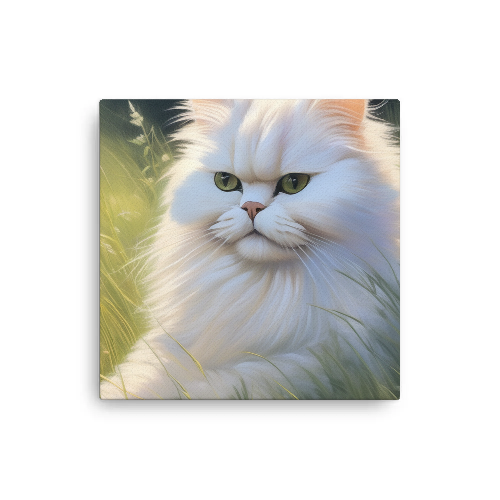 PugMug Custom White Persian Cat Canvas