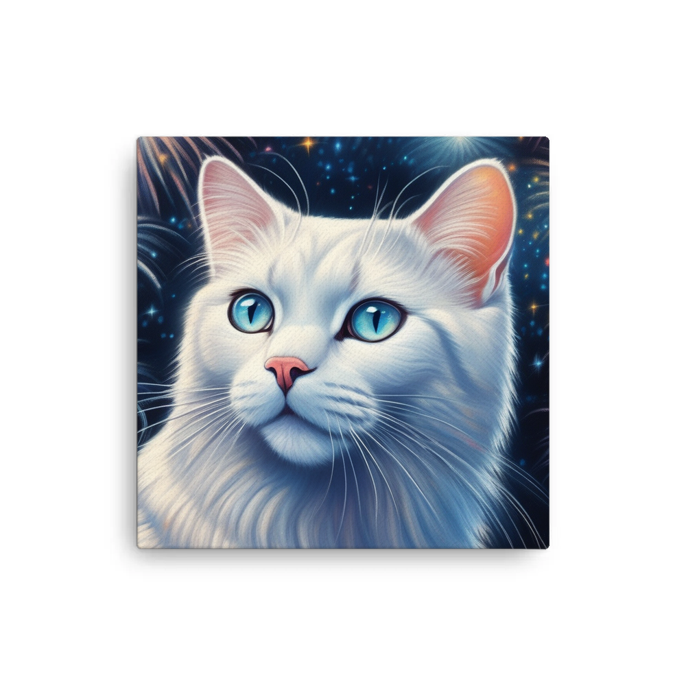 PugMug Custom White Exotic Cat Canvas