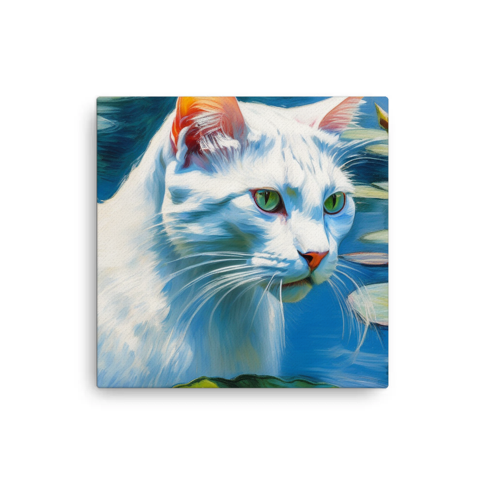 PugMug Custom White Exotic Cat Canvas
