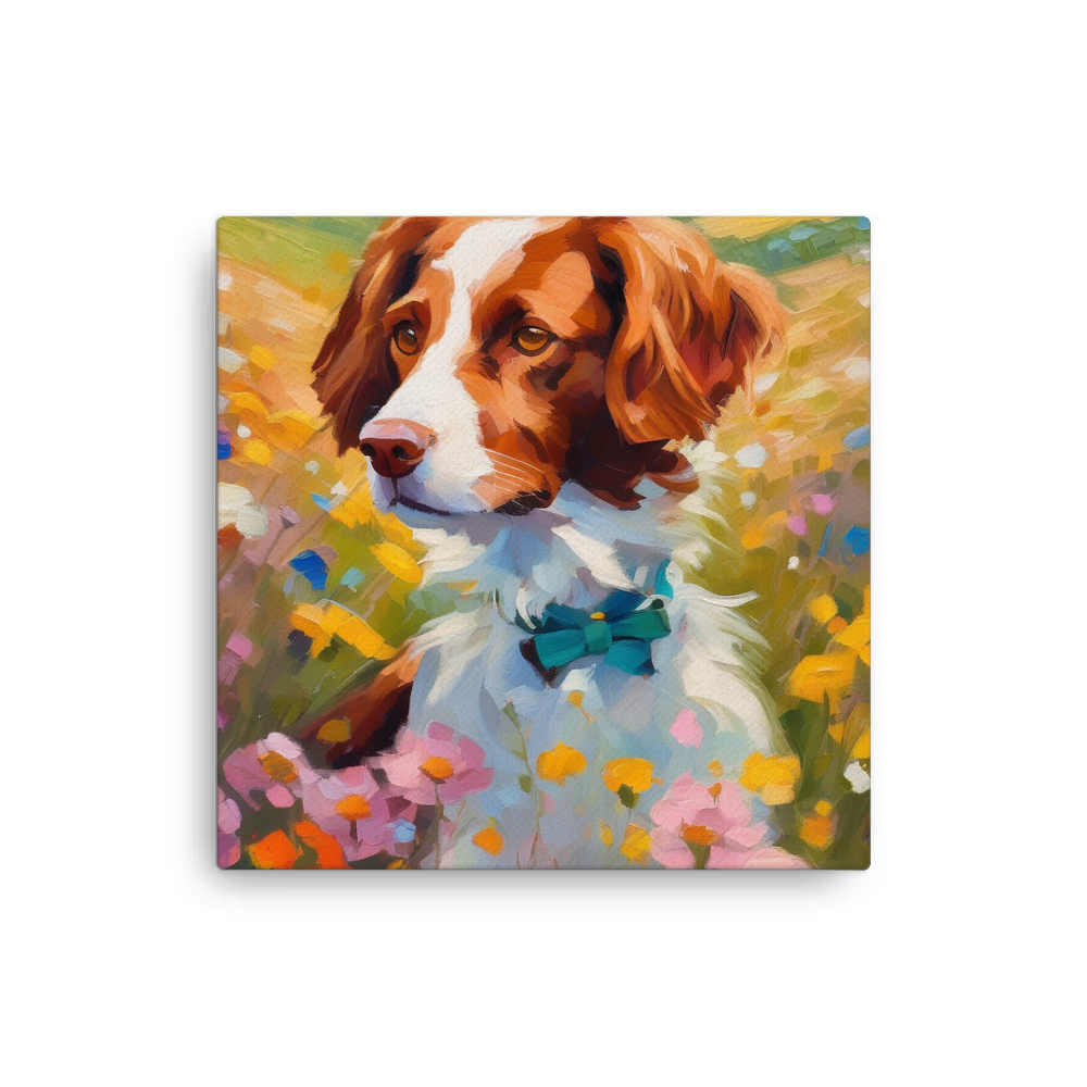 PugMug Custom Brittany Dog Canvas