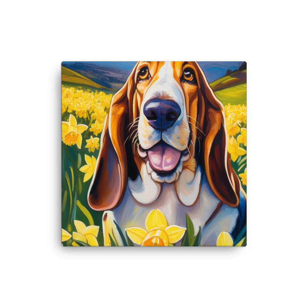 PugMug Custom Basset Hound Canvas