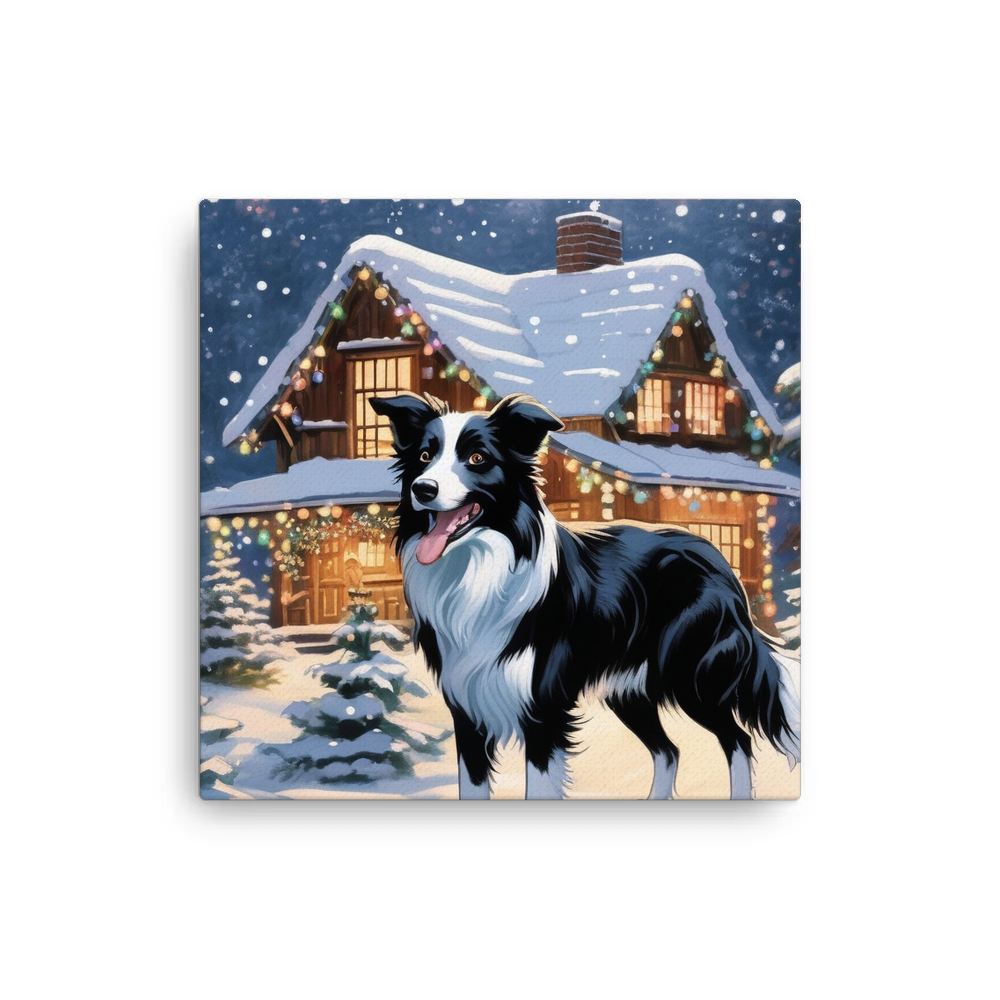 PugMug Custom Border Collie Canvas