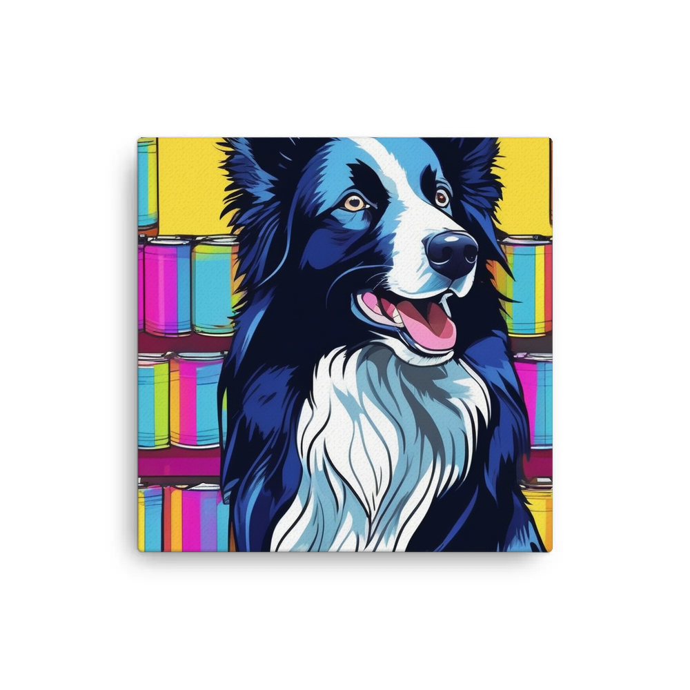 PugMug Custom Border Collie Canvas