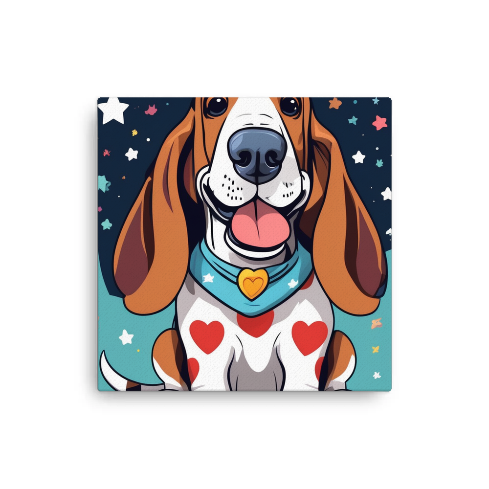 PugMug Custom Basset Hound Canvas
