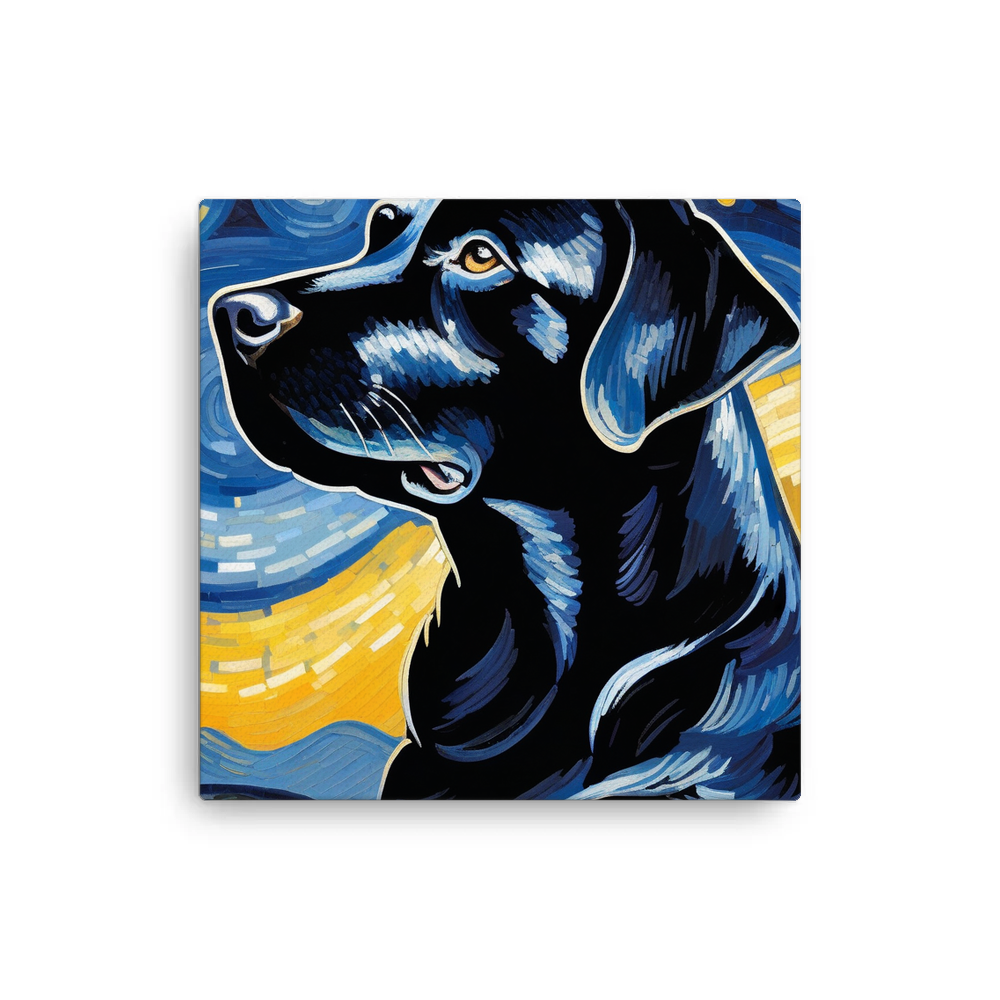 PugMug Custom Black Labrador Retriever Canvas