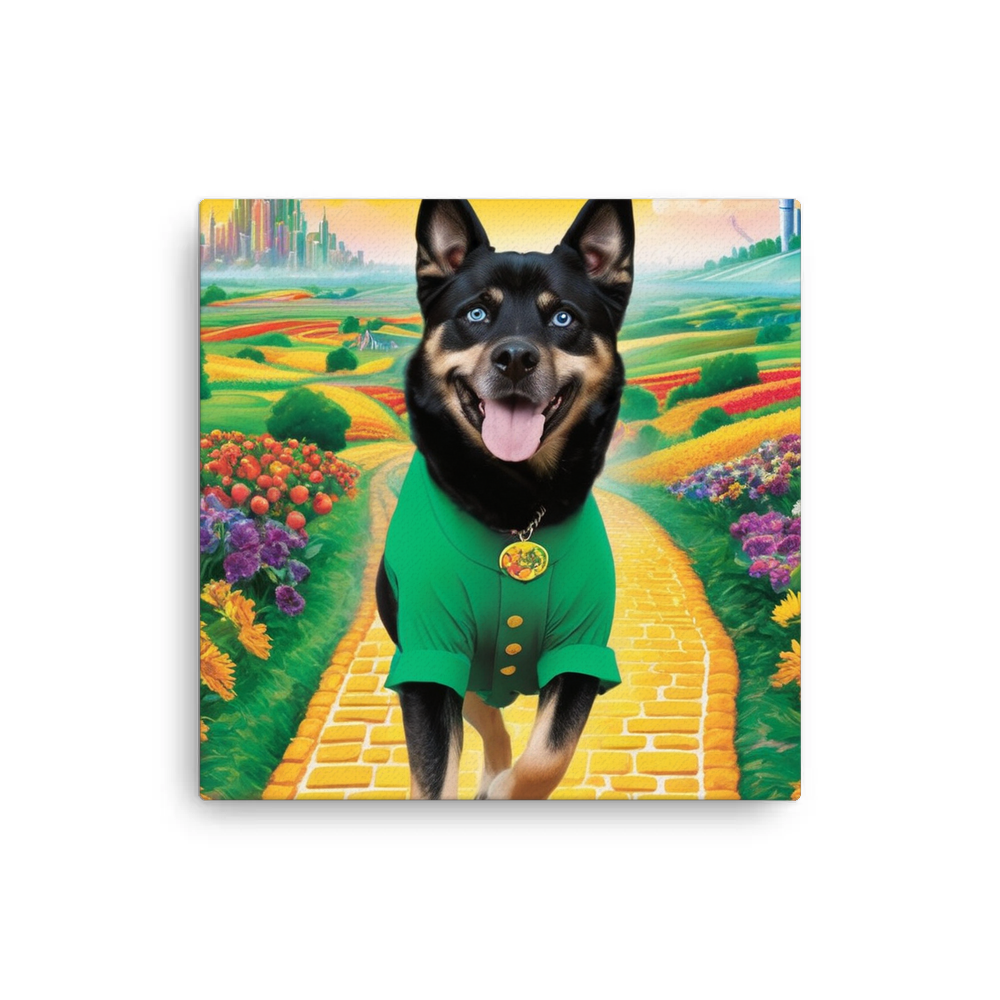 PugMug Custom Blue Canvas