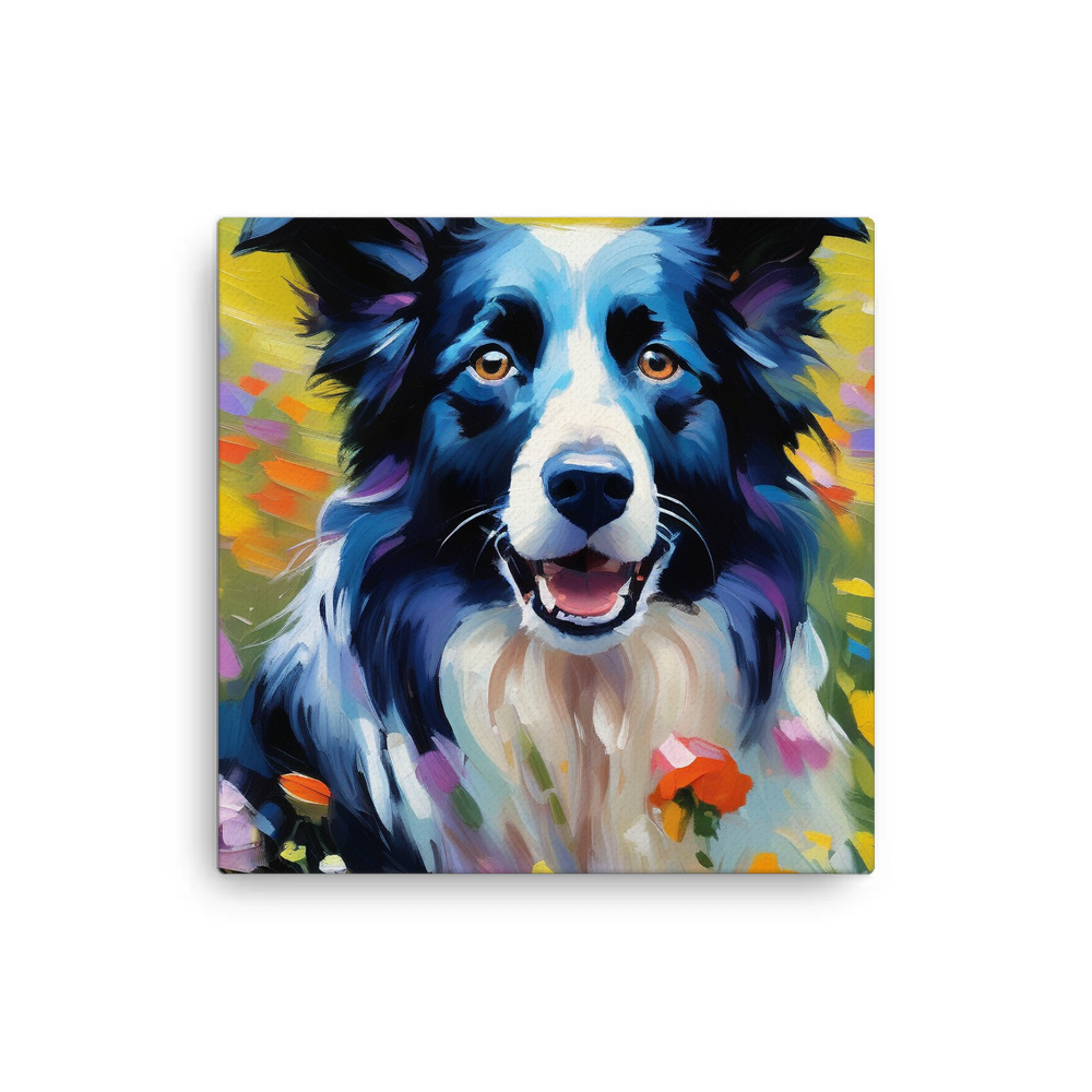 PugMug Custom Border Collie Canvas