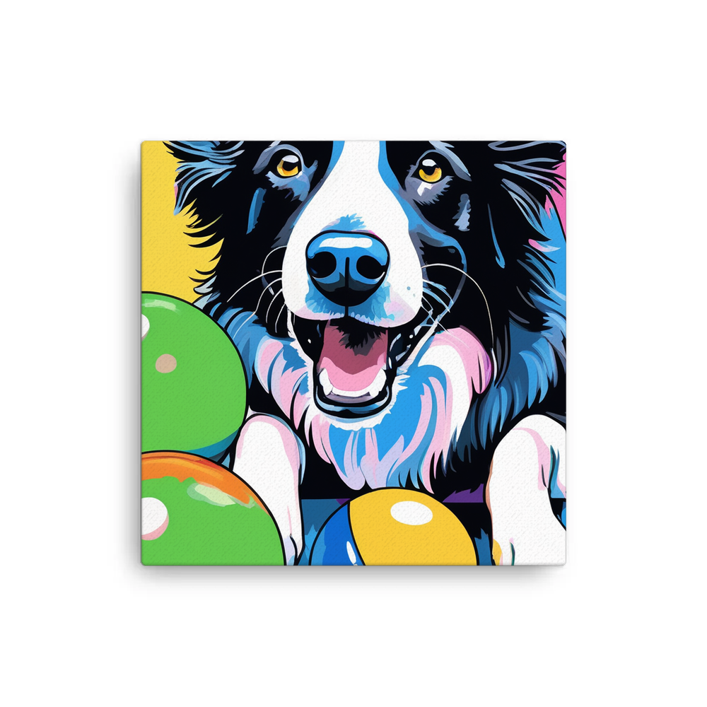 PugMug Custom Border Collie Canvas
