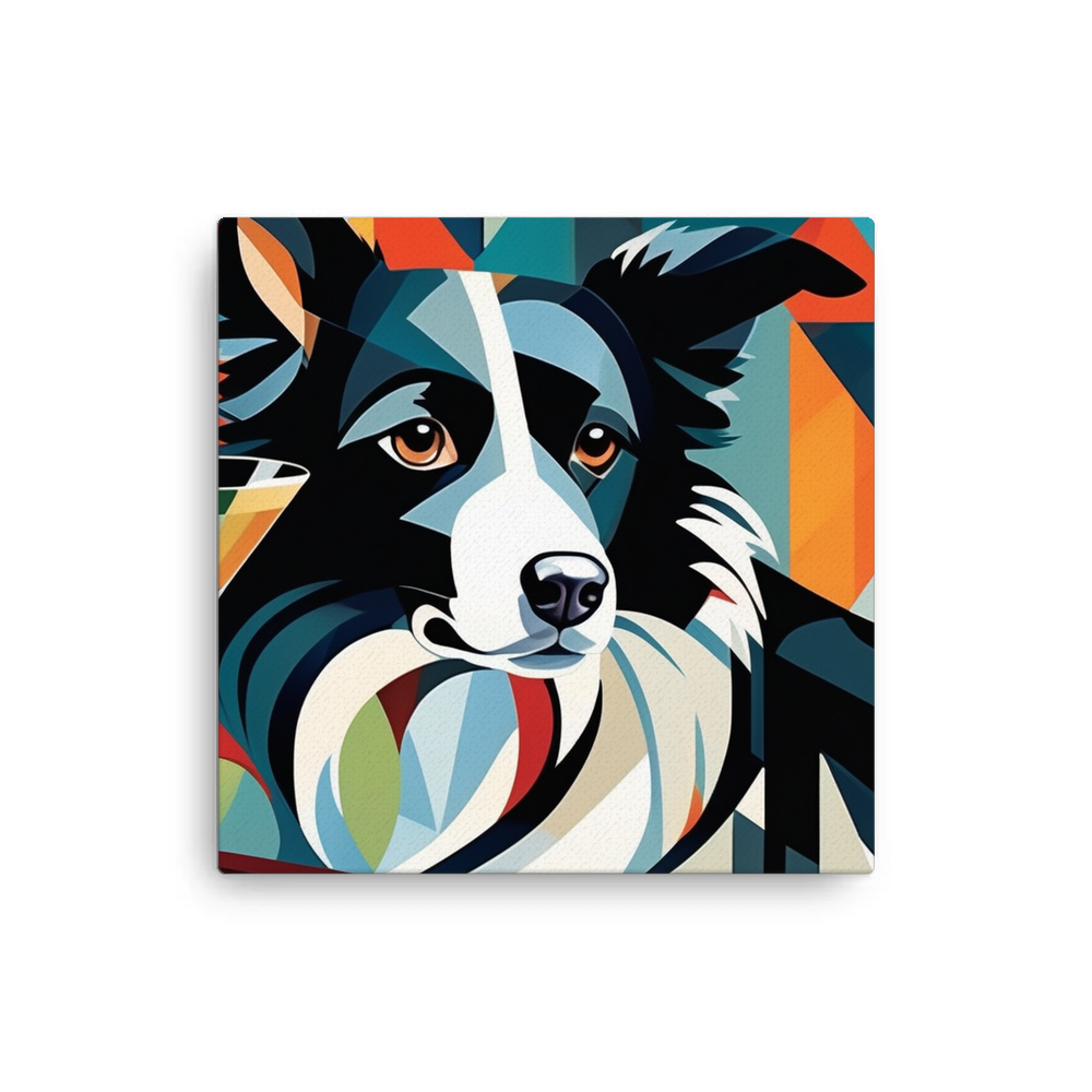 PugMug Custom Border Collie Canvas
