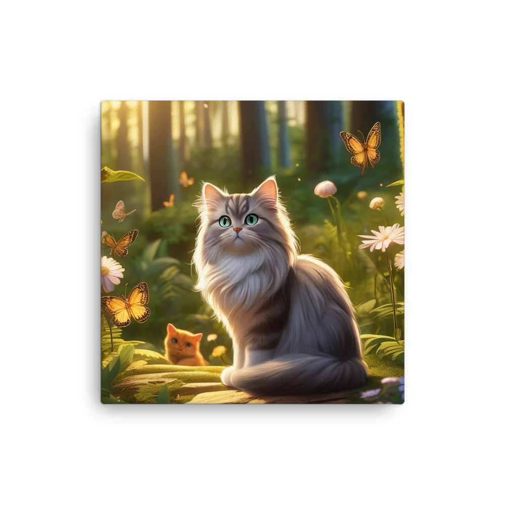 PugMug Custom Tabby Persian Cat Canvas