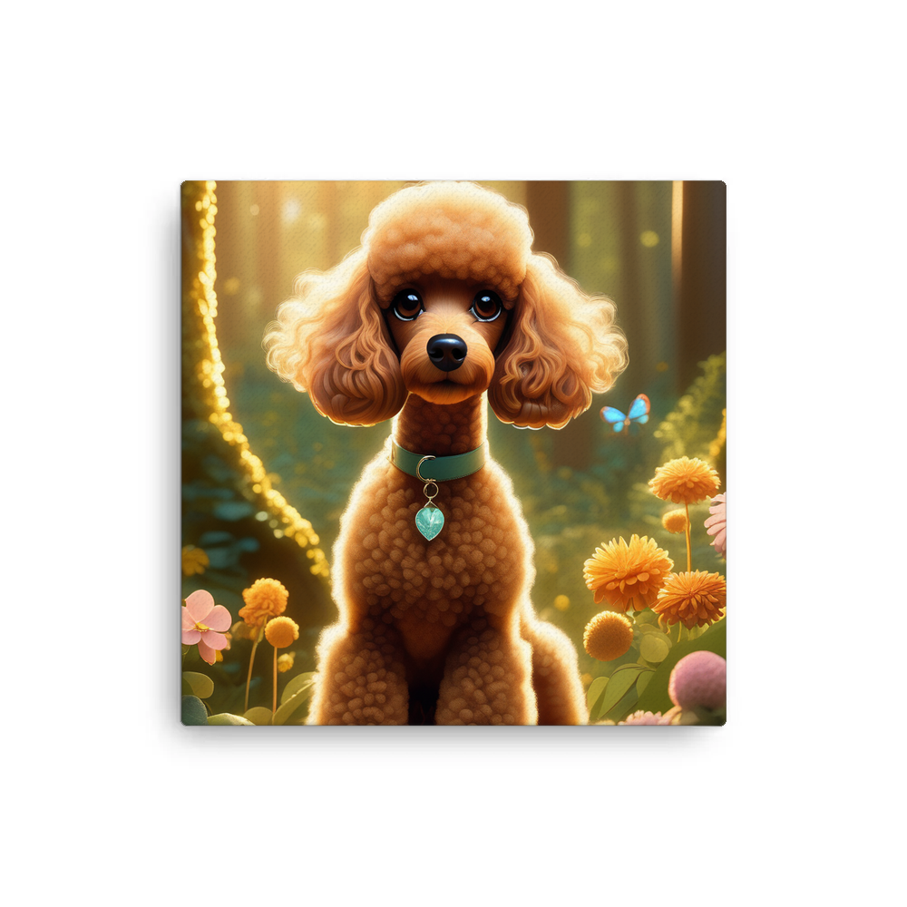 PugMug Custom Tan Poodle Canvas