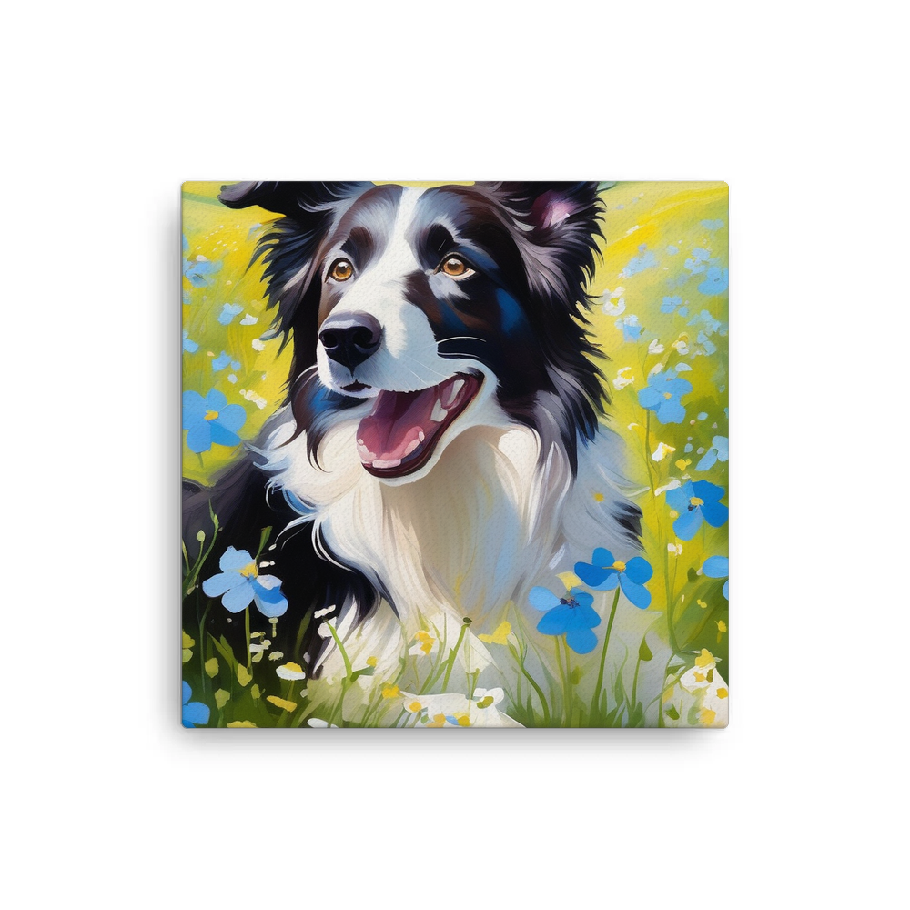 PugMug Custom Border Collie Canvas