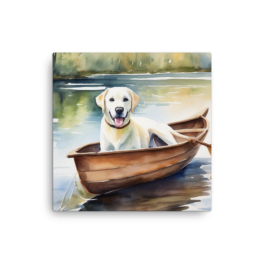PugMug Custom White Labrador Retriever Canvas