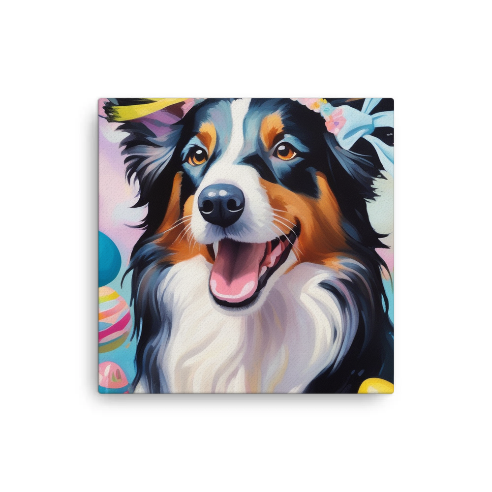 PugMug Custom Border Collie Canvas