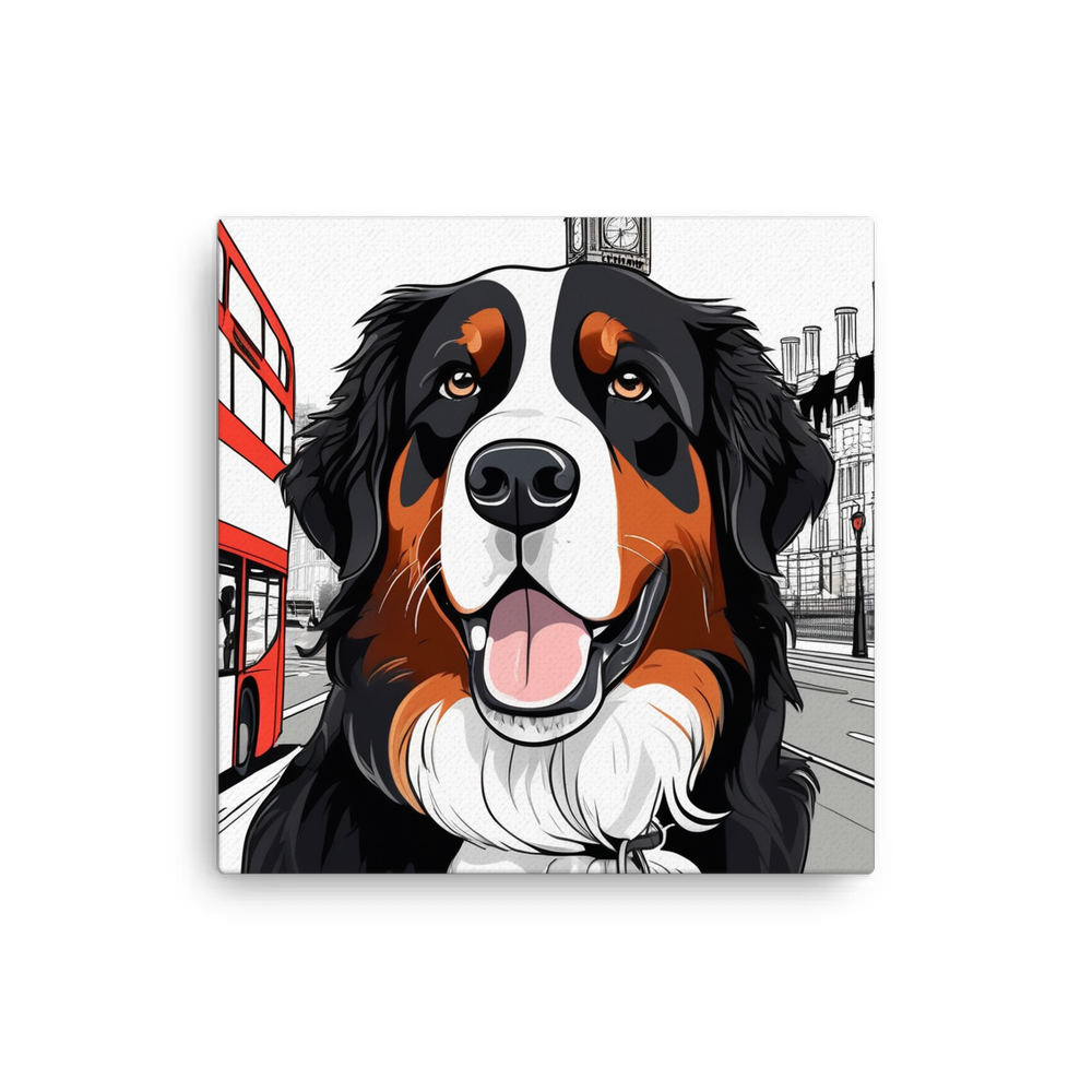 PugMug Custom Bernese Mountain Dog Canvas