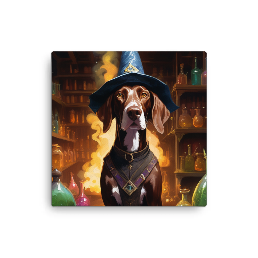 PugMug Custom Pointer Dog Canvas