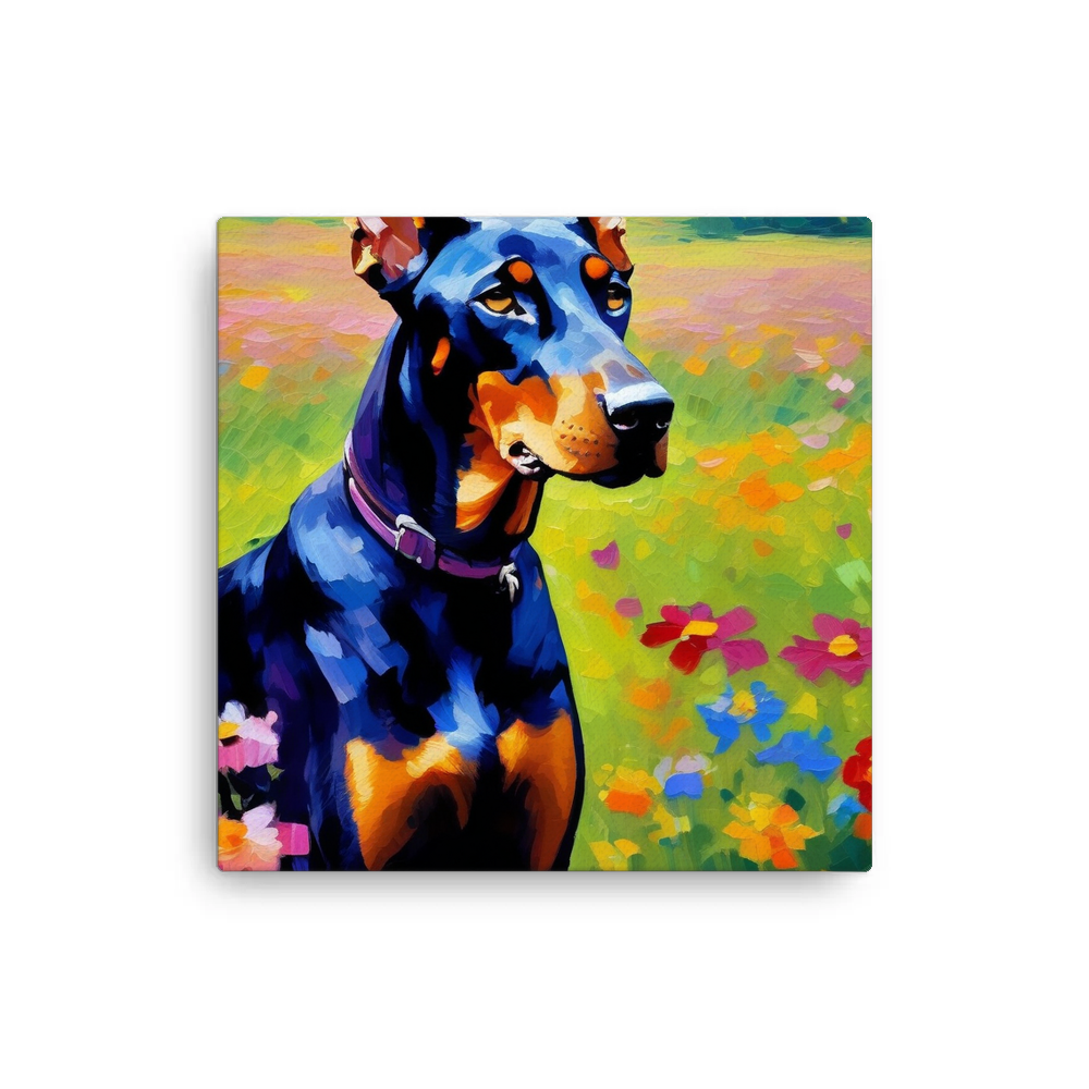 PugMug Custom Doberman Pinscher Canvas