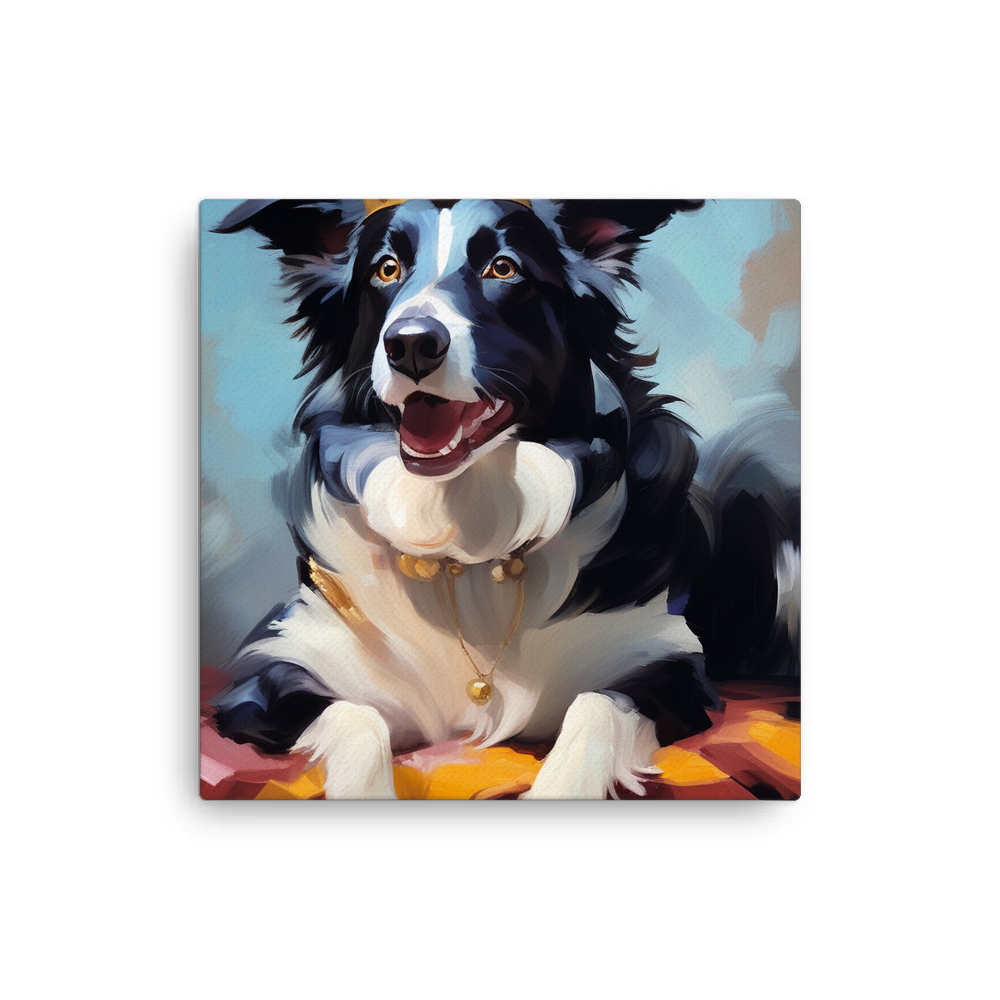 PugMug Custom Border Collie Canvas